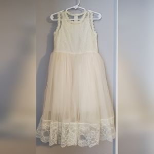 Bow Dream Flower Girl Dress, size 6